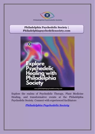 Philadelphia Psychedelic Society | Philadelphiapsychedelicsociety.com