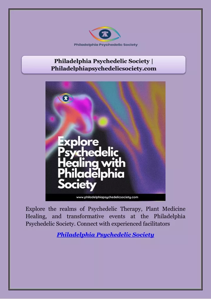 philadelphia psychedelic society