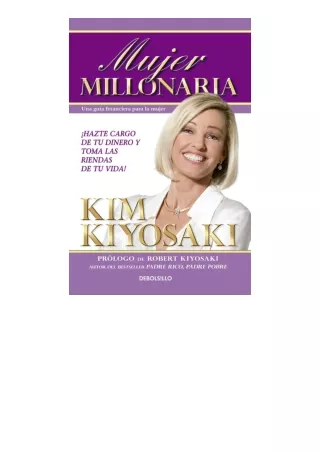 ✔️download⚡️ book (pdf) Mujer Millonaria Rich Woman A Book on Investing for Wome