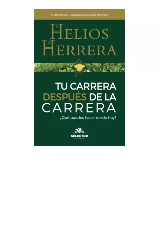 free read (✔️pdf❤️) Tu carrera despues de la carrera ¡Despierta Spanish Edition