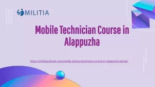 Mobile Technician Course in Alappuzha