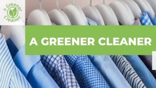 Commercial Dry Cleaners Saint Johns County - A Greener Cleaner