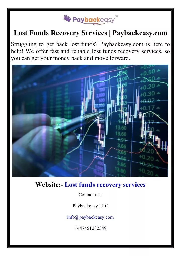 lost funds recovery services paybackeasy com