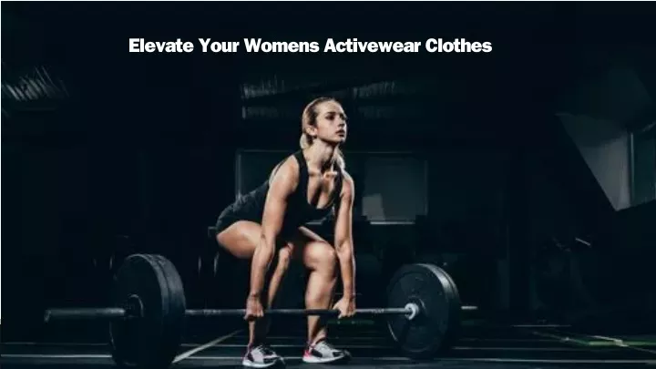 elevate your womens activewear clothes