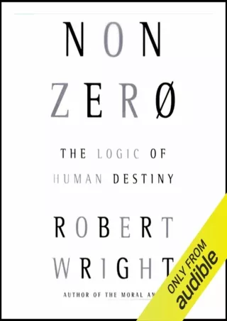 ⭐READ❤ [PDF]  Nonzero: The Logic of Human Destiny