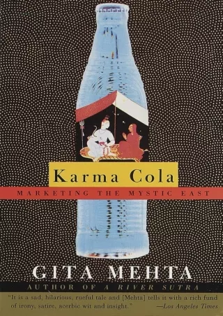 ⭐READ❤ [PDF]  Karma Cola: Marketing the Mystic East
