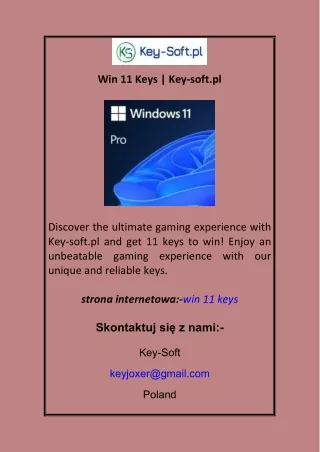 win 11 keys key soft pl