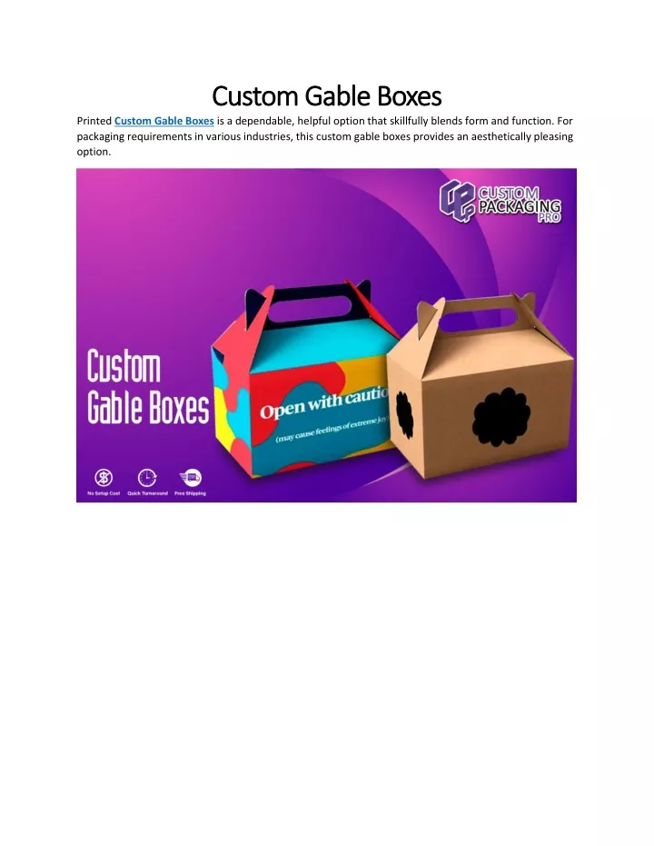 custom gable boxes custom gable boxes