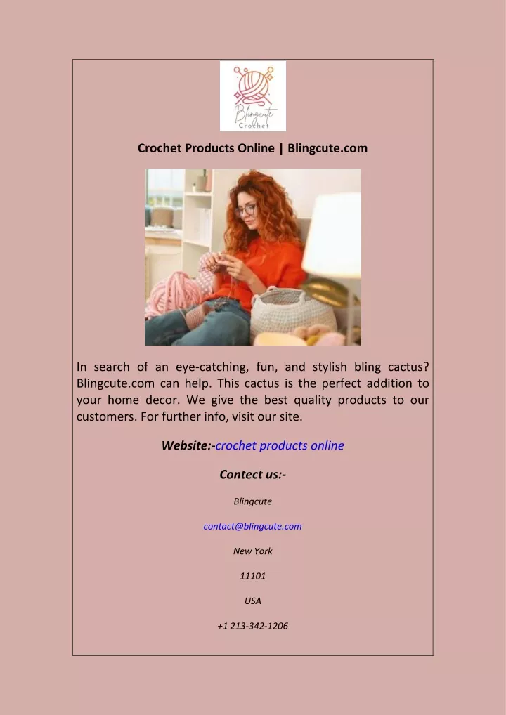 crochet products online blingcute com