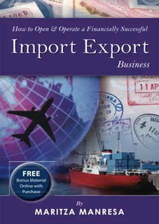 [PDF]❤️DOWNLOAD⚡️ How to Open & Operate a Financially Successful Import Export Business (Book & CD-ROM)