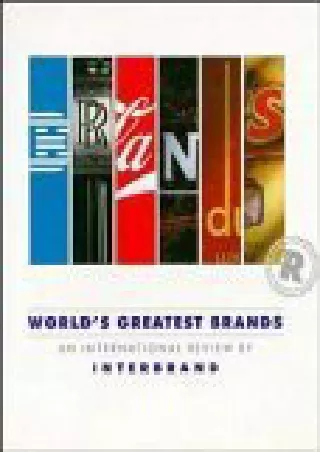 download⚡️[EBOOK]❤️ World's Greatest Brands: An International Review by Interbrand