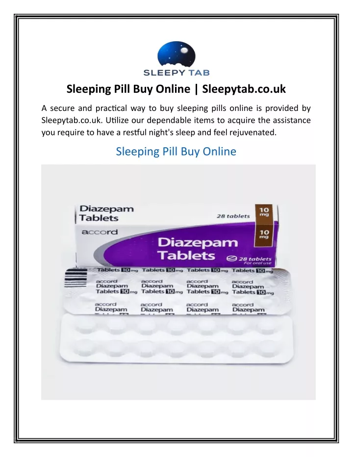 sleeping pill buy online sleepytab co uk