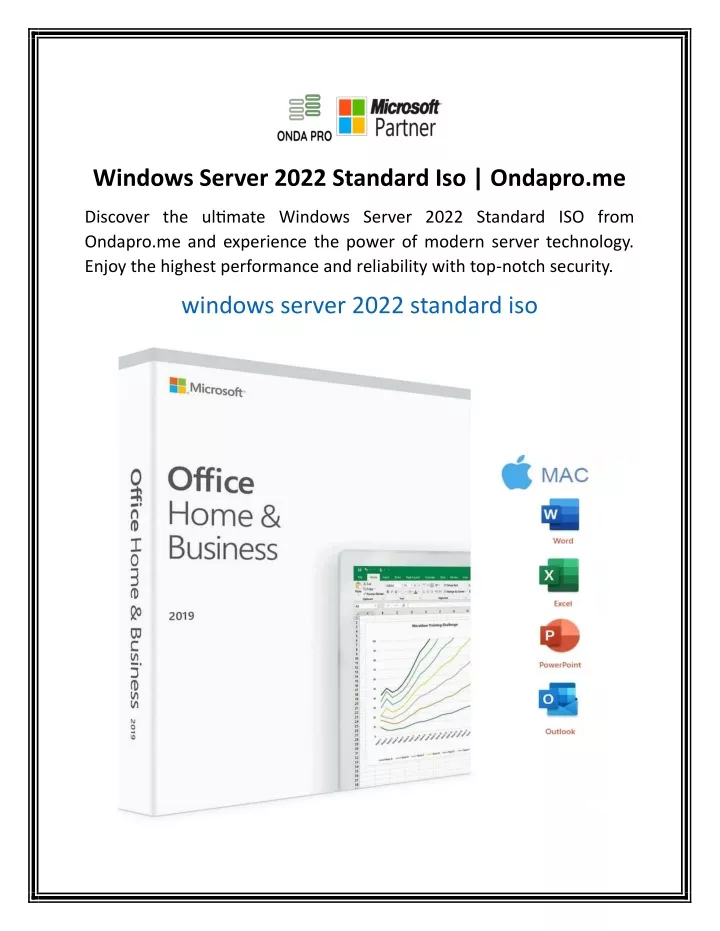 windows server 2022 standard iso ondapro me