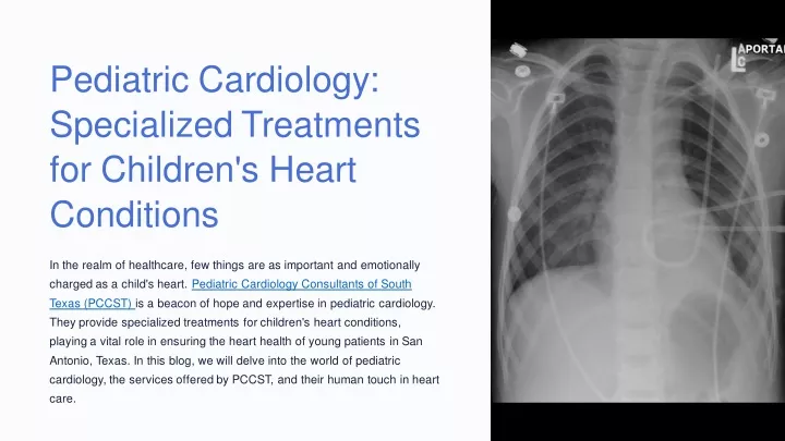 pediatric cardiology specialized treatments