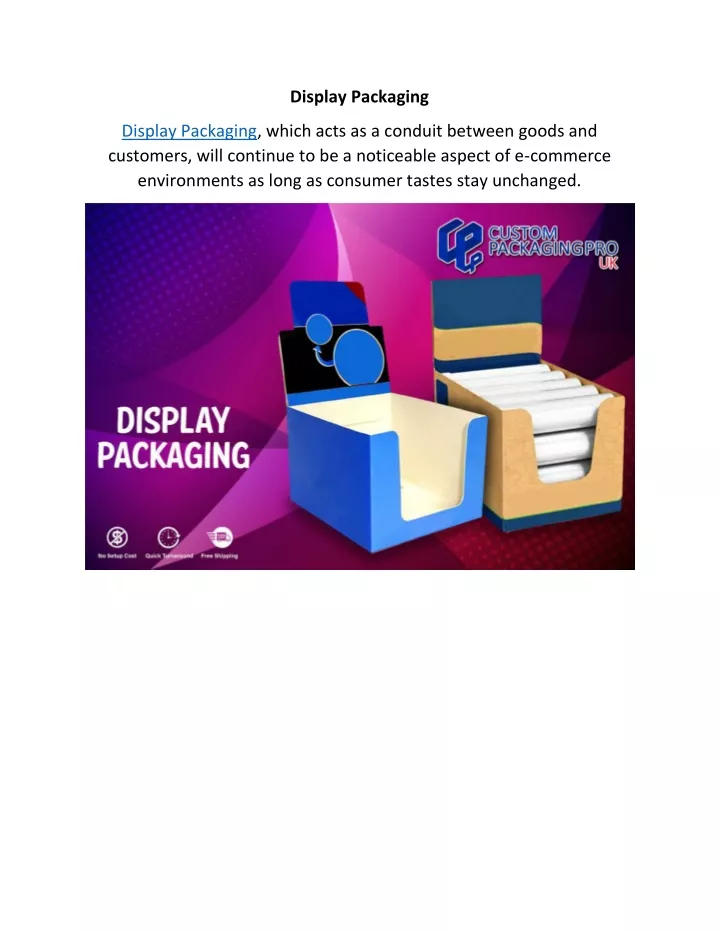 PPT - Display Packaging PowerPoint Presentation, free download - ID ...