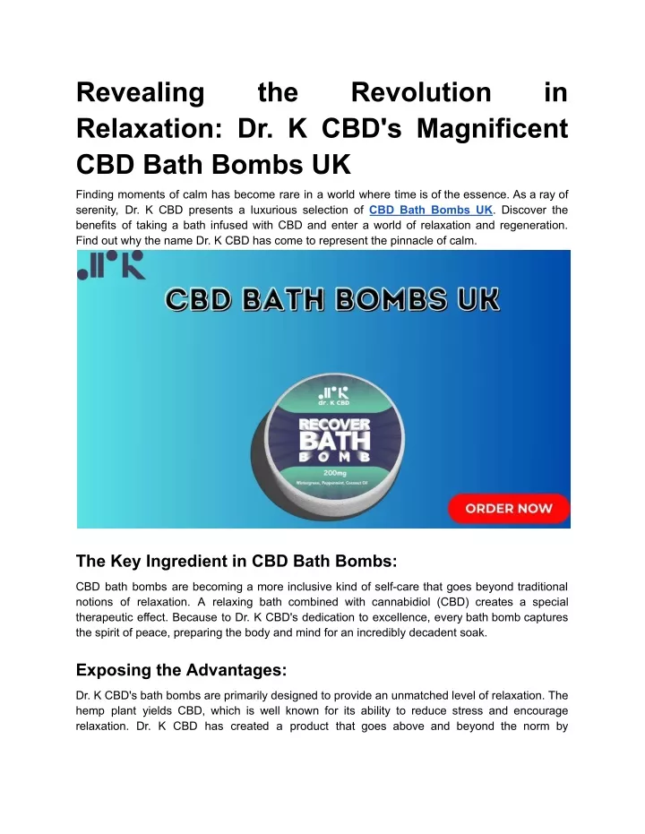 revealing relaxation dr k cbd s magnificent