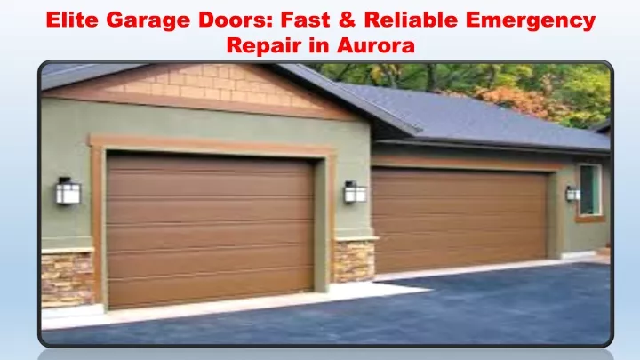 elite garage doors fast reliable emergency repair