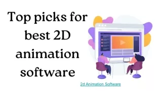 Free 2D Animation software