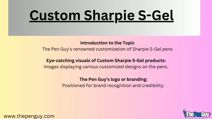 custom sharpie s gel