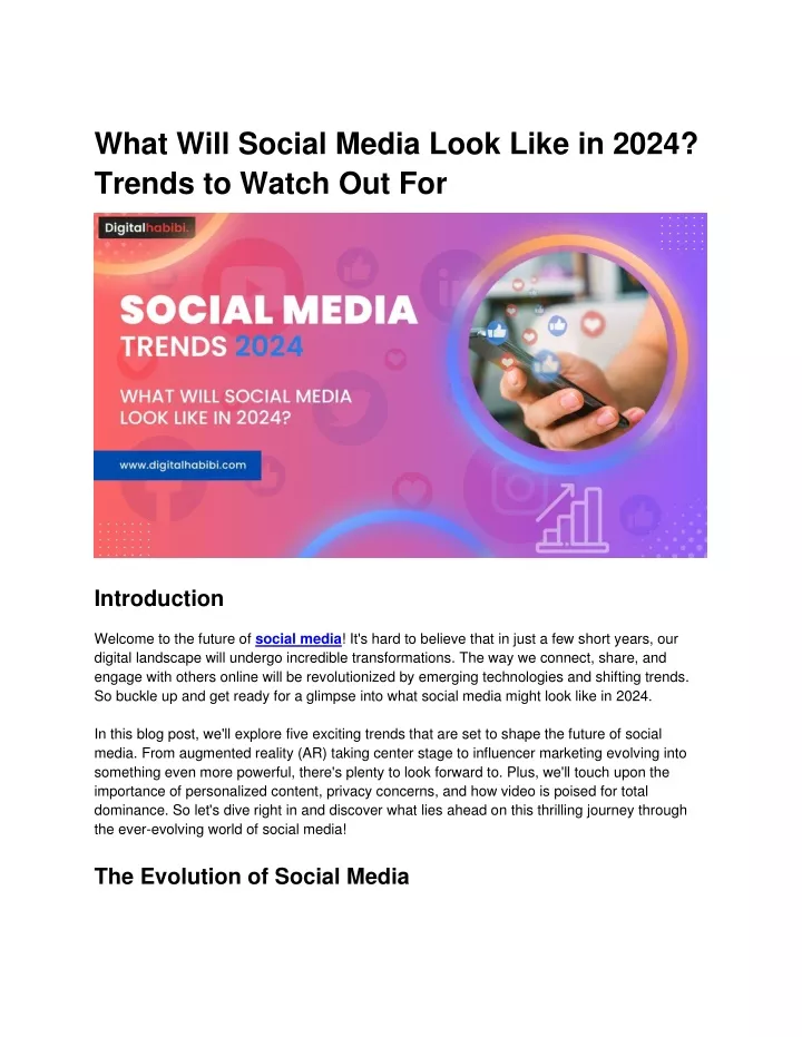 what will social media look like in 2024 trends