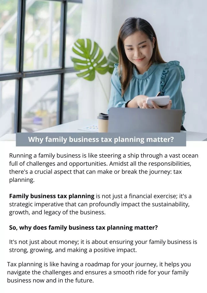 why family business tax planning matter