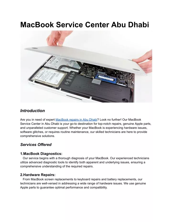 macbook service center abu dhabi
