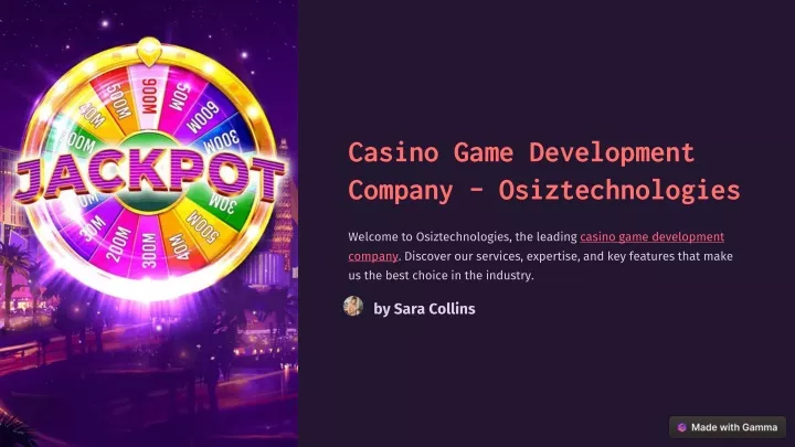 casino game development company osiztechnologies