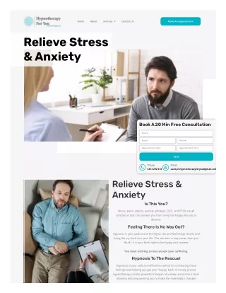 Relieve Stress & Anxiety - Hypnotherapy For You