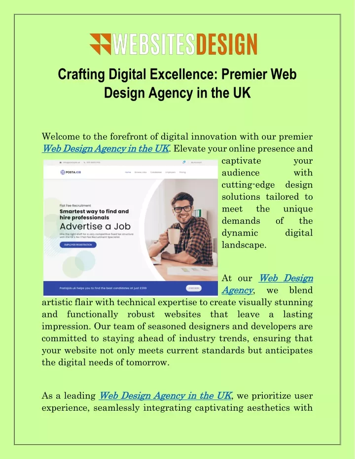 crafting digital excellence premier web design