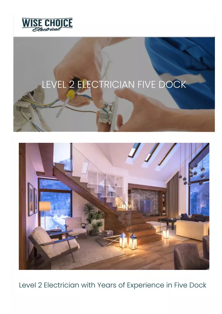 level 2 electrician five dock