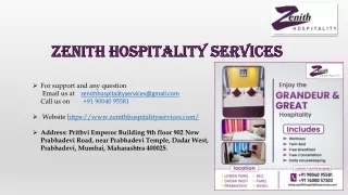 Affordable corporate stay in Prabhadevi Mumbai |  Zenith Hospitality services