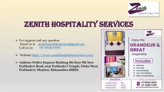 Affordable stay in Mumbai |  Zenith Hospitality Services