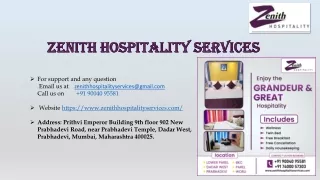 Service apartments in Worli |  Zenith Hospitality services