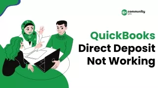 QuickBooks Direct Deposit Not Working? Find Solutions Here