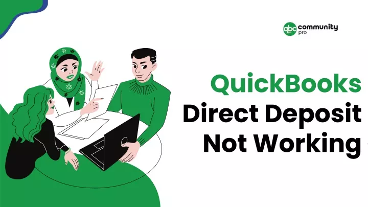 quickbooks direct deposit not working