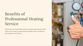 Benefits of Professional Heating Service