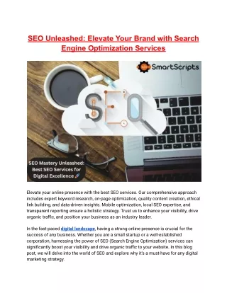 Unlock Success with SEO Search Engine Optimization Service - Your Key to Digital