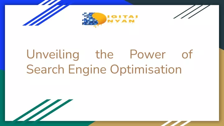 unveiling search engine optimisation