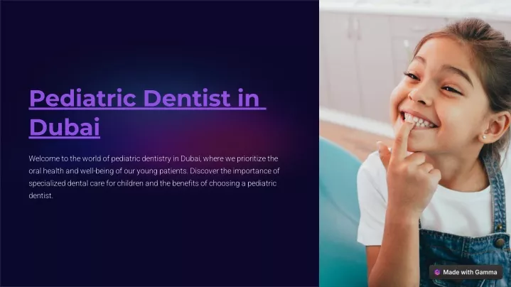 pediatric dentist in dubai