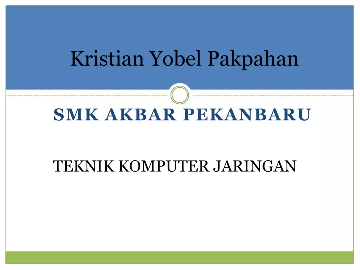 kristian yobel pakpahan