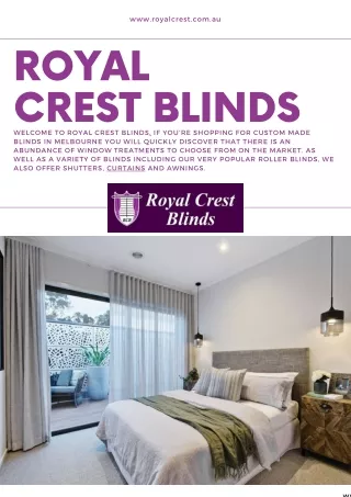 Royal Crest Blinds: Elevating Your Window Covering Experience