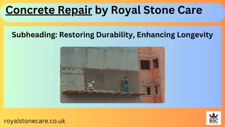 concrete repair by royal stone care