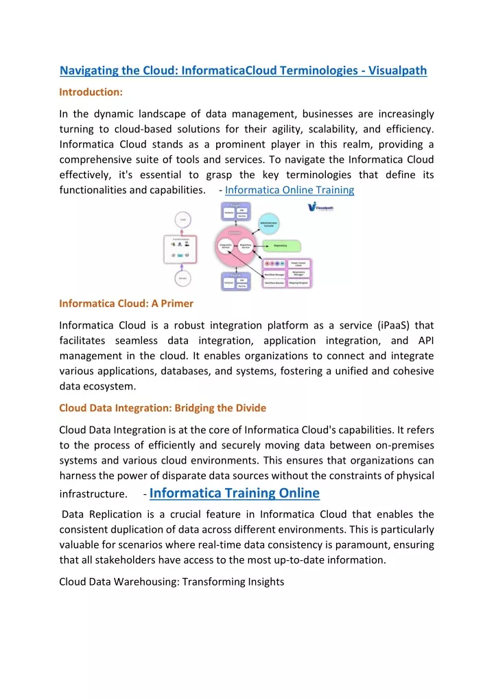 navigating the cloud informaticacloud