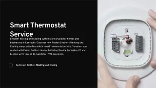 Smart Thermostat Service in Kentucky