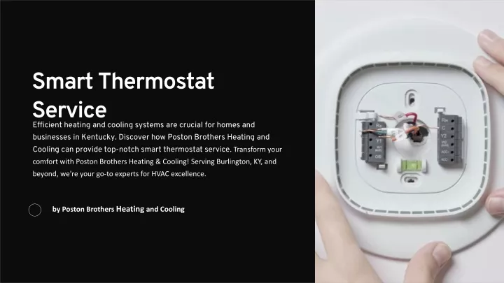 smart thermostat service