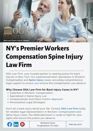 NY's Premier Workers Compensation Spine Injury Law Firm