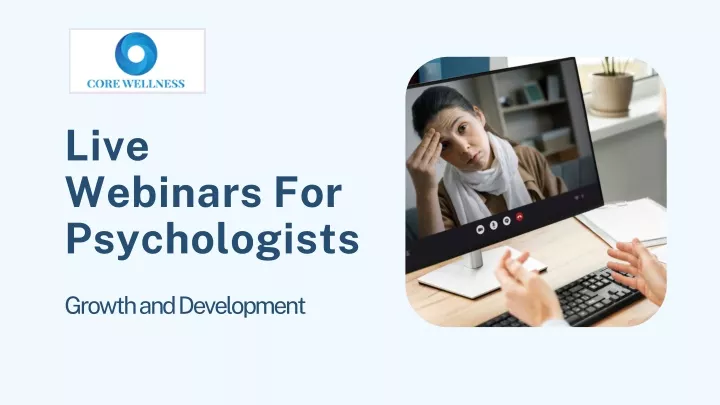 live webinars for psychologists