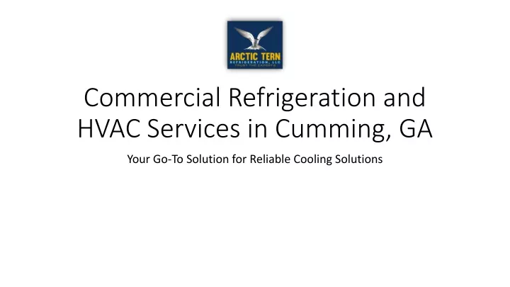 commercial refrigeration and hvac services in cumming ga