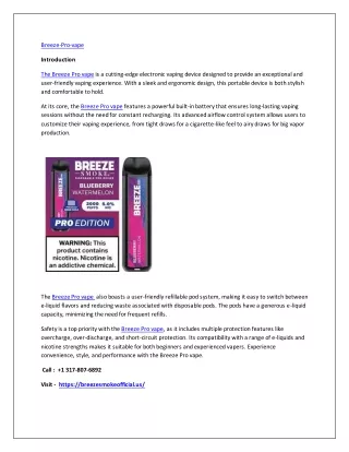 breeze pro vape
