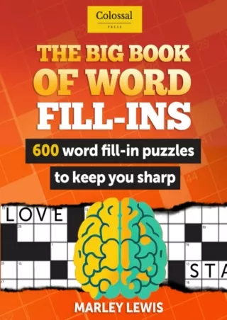 ✔Download⭐ Book [⚡PDF] Word Fill In Puzzle Books for Adults. With 600 Word Fill in Puzzles for